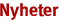 nyheter